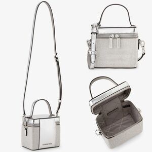 NWT Michael Kors | Sandrine Rhinstone Embellished Small Xbody Bag $398